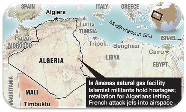Ataques terroristas en entornos de expatriados Argelia