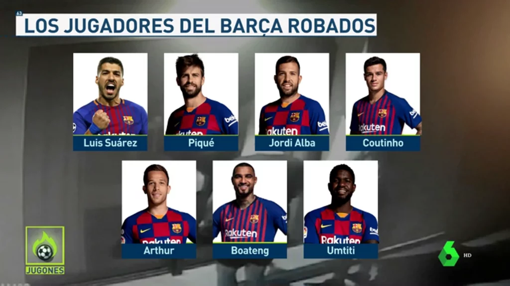jugadores del Barcelona robados en sus casas